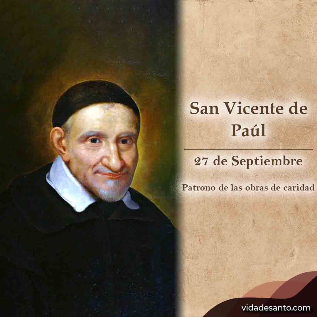 Novena a San Vicente de Paúl, presbítero